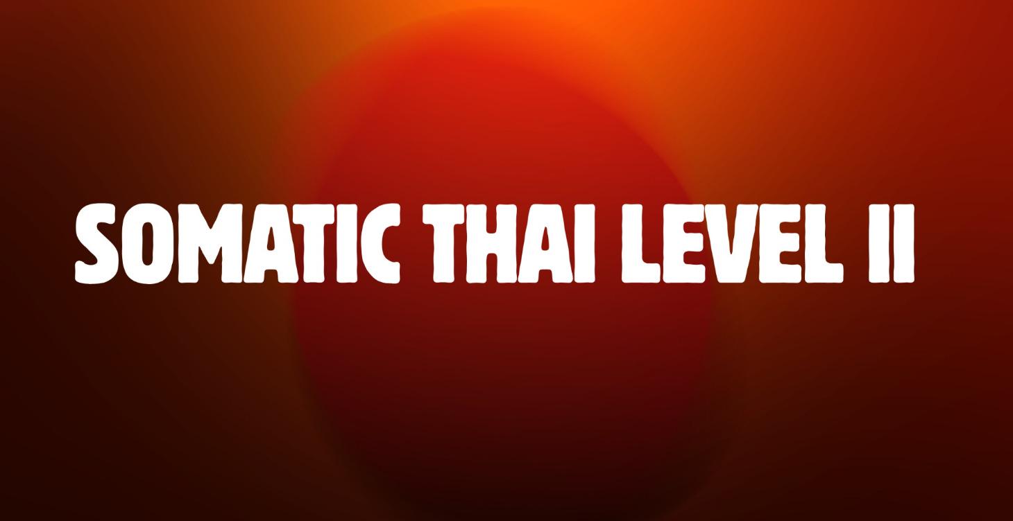Dynamic Body Wisdom - Somatic Thai Massage Level 2