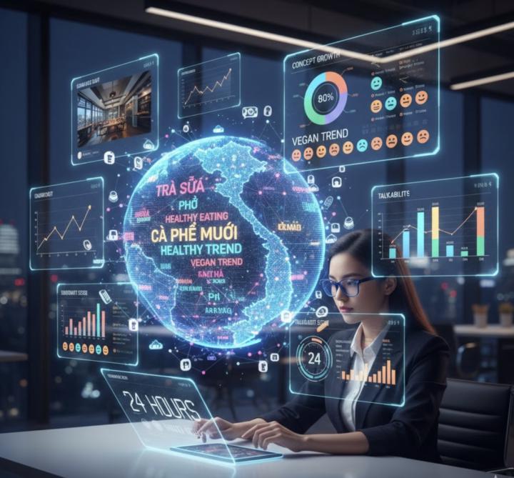 Cách tôi dùng Social Data để nắm bắt thị trường F&B Việt Nam trong 24 giờ