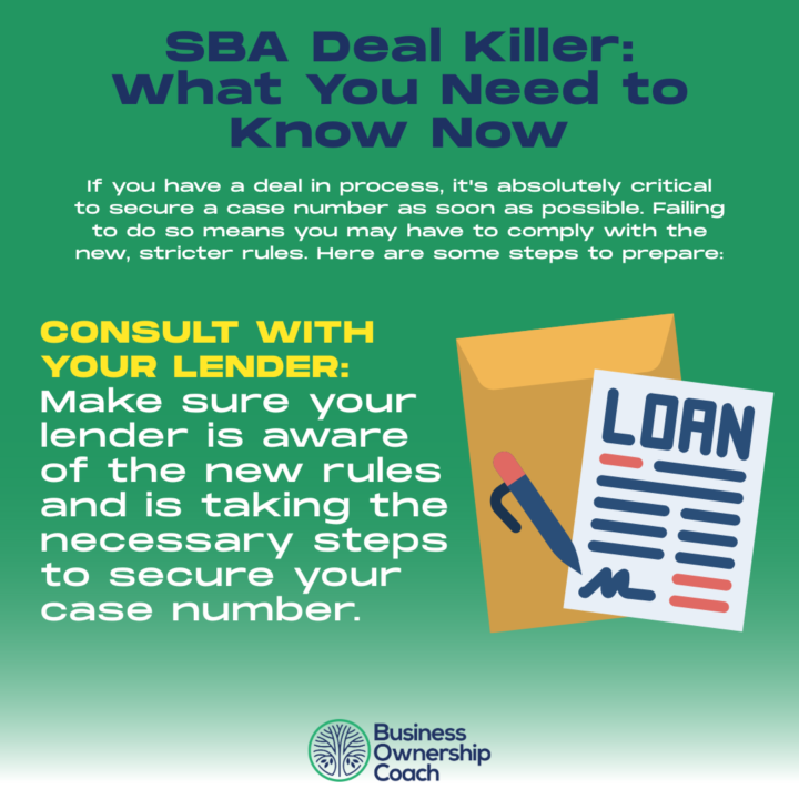 SBA Deal Killer