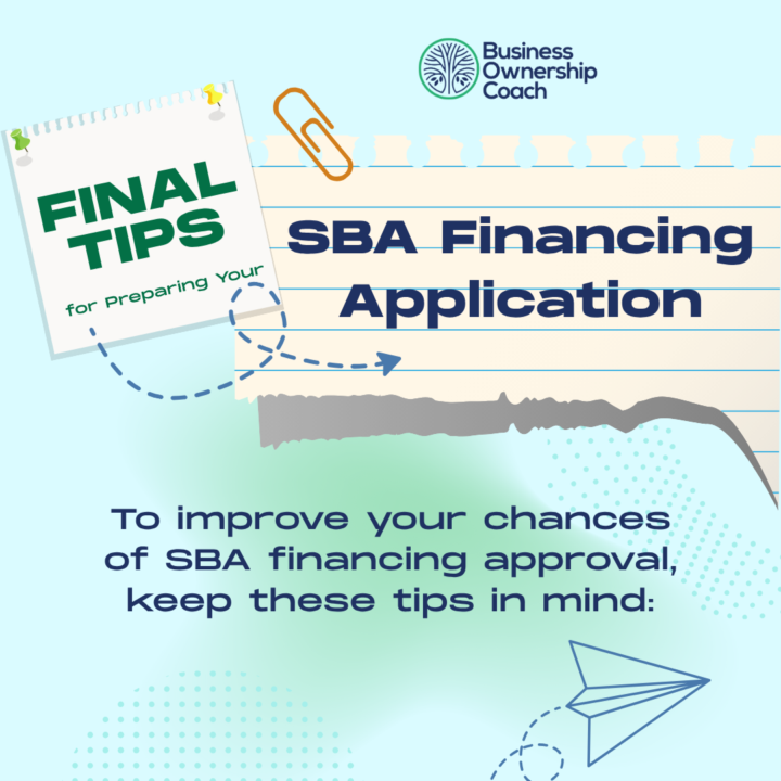 SBA Financing Application