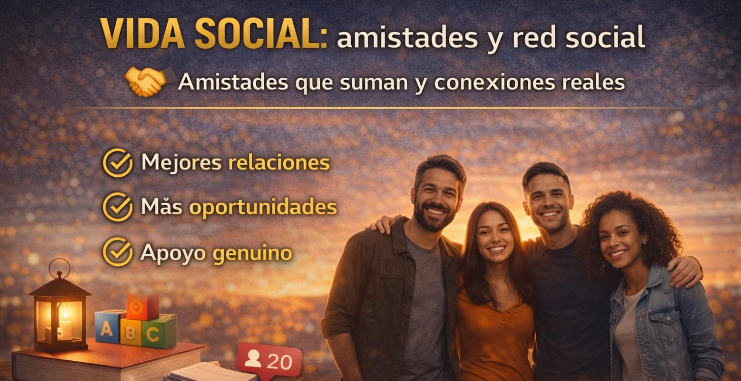 Vida social: amistades y conexión social