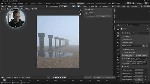 How to Create Environment Fog in Octane Box vs Environment