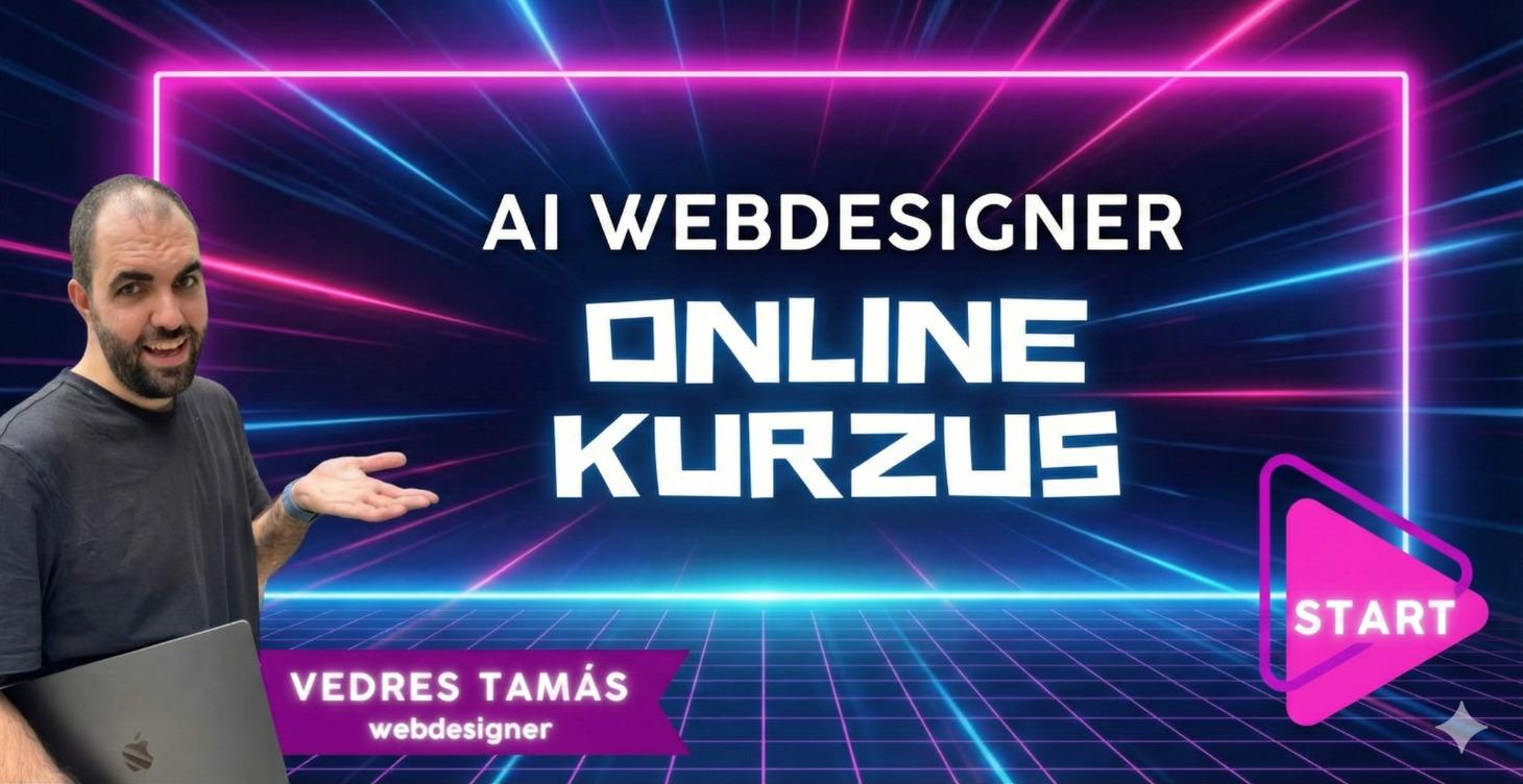 AI Webdesigner Prémium kurzus
