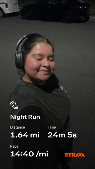 Reflection + cardio 🙂‍↕️