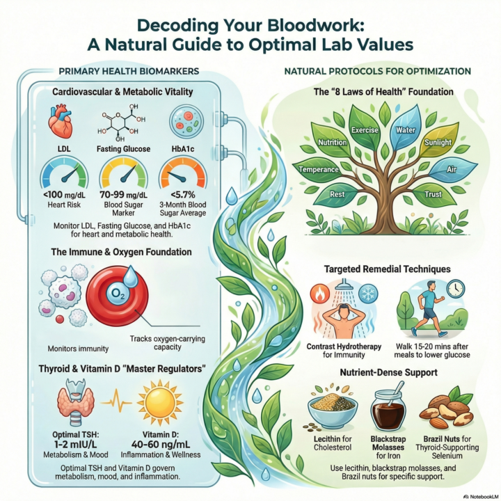 Basic Lab Values Infograph