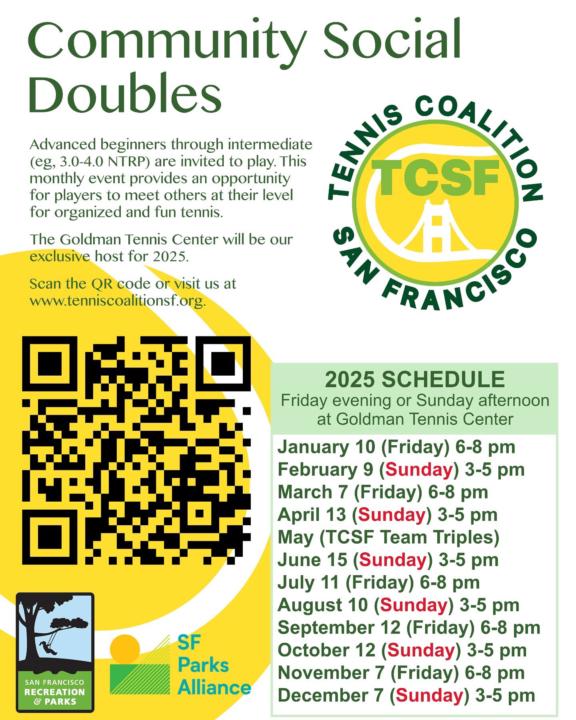 Tennis Coalition SF Social Doubles