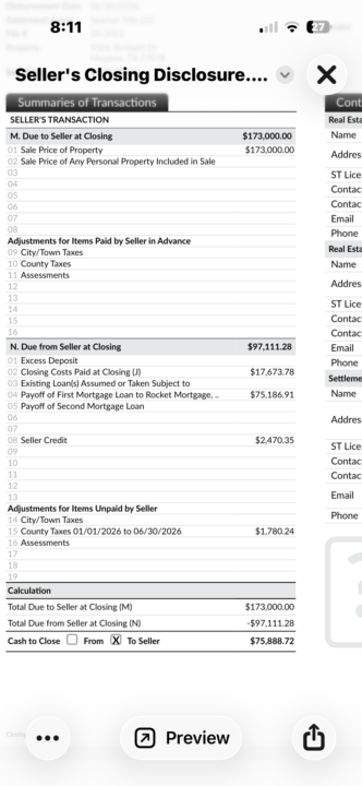 Closing day- $50k win ! 