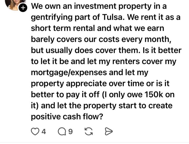 Should you pay off a property or not ? 