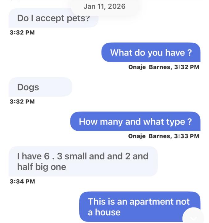 WTF 😳 - applicant wants 6 dogs 🤯