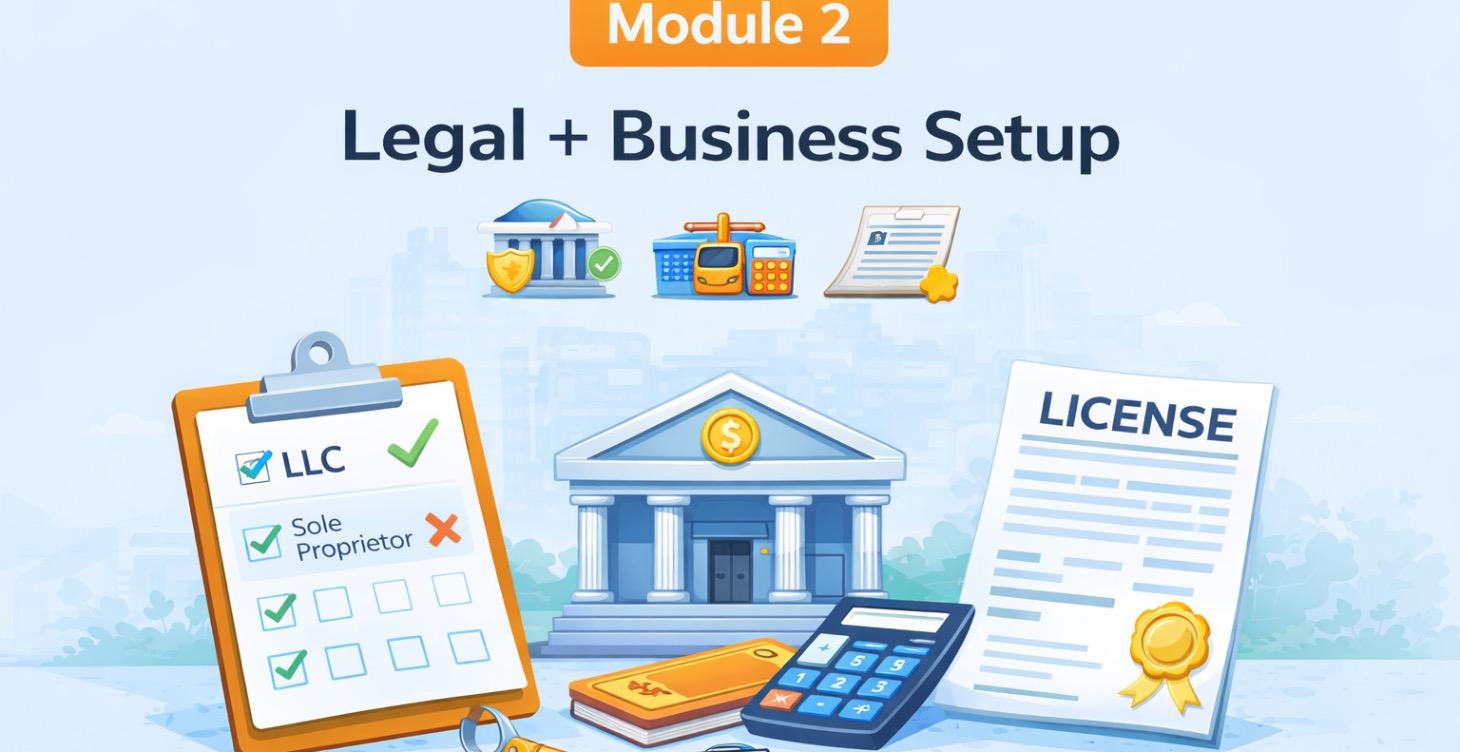 Module 2: Legal + Business Setup