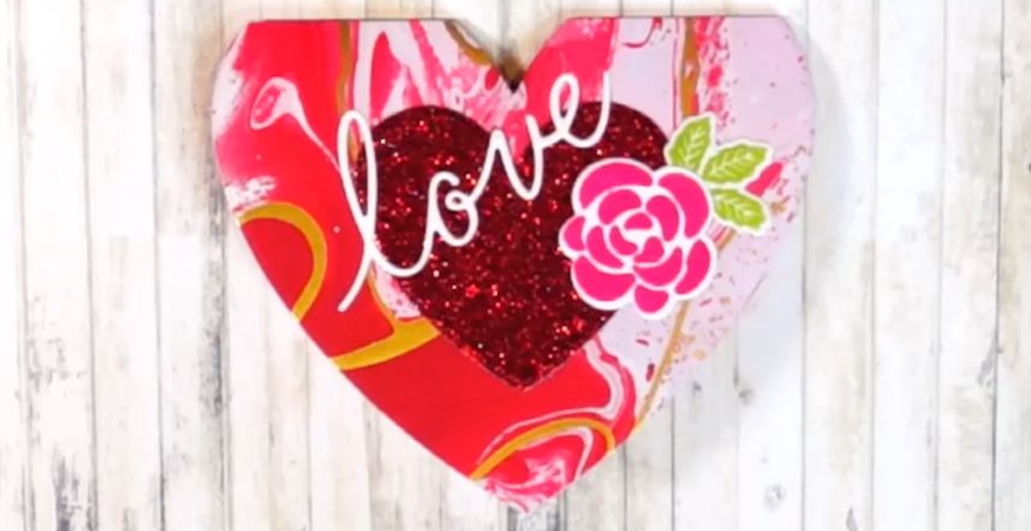 Hearts of Elegance - Heart "Love" Card
