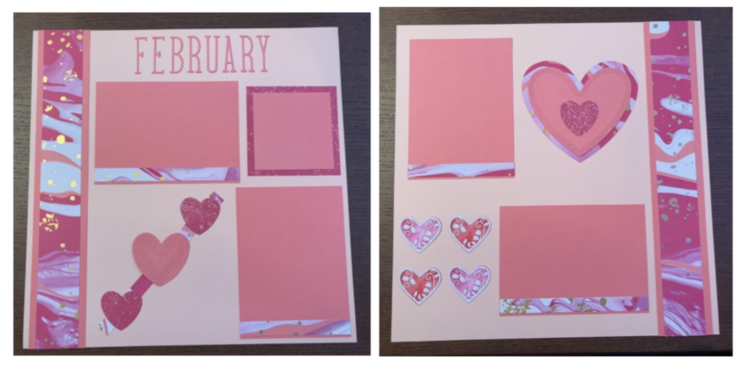 Monthly 2-page Layout - February