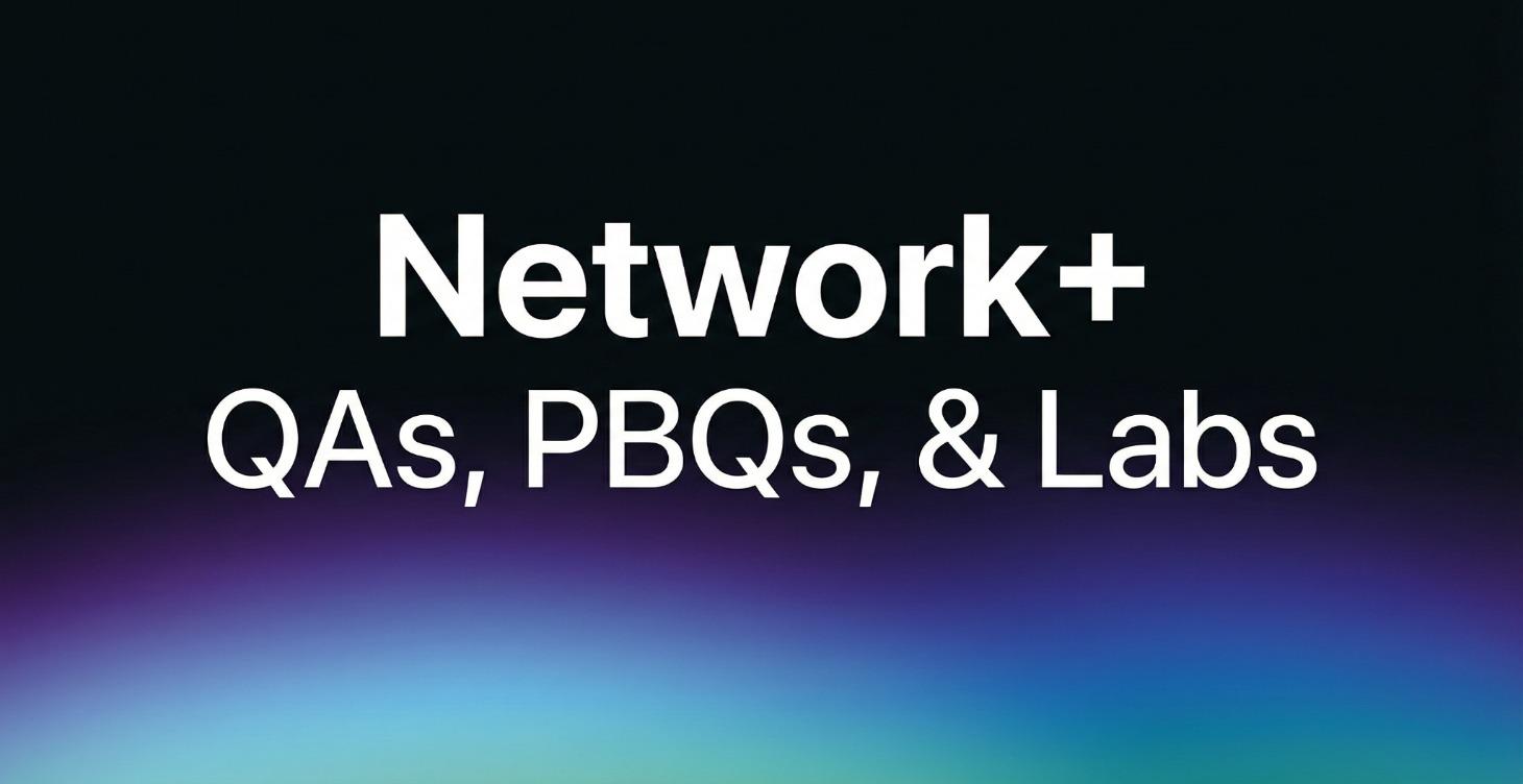 Network+ | QAs, PBQs, & Labs