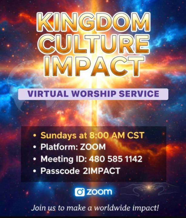 SUNDAY VIRTUAL WORSHIP SERVICE
