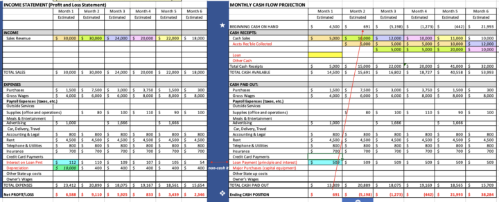 Cash Flow Forecast