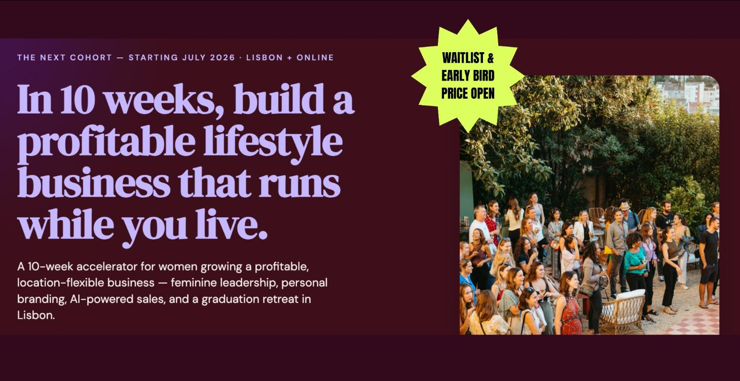 Female Lifestyle Business Accelerator