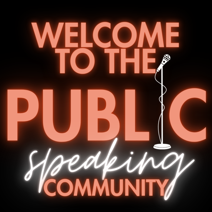 🎤⭐Welcome to the PUBLIC SPEAKING COMMUNITY🟠