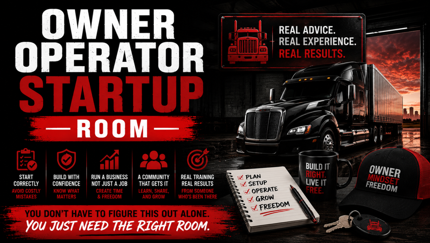 Owner Operator Startup Room