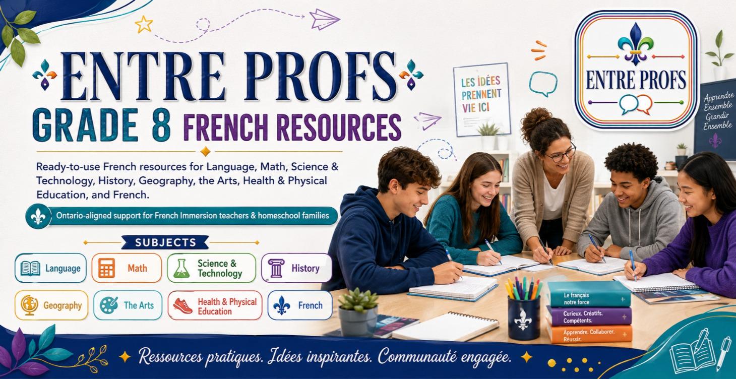 Grade 8 French Resources