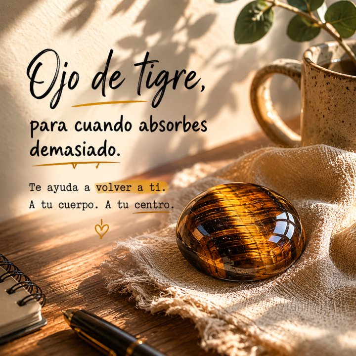 El ojo de tigre, para mujeres que absorben demasiado