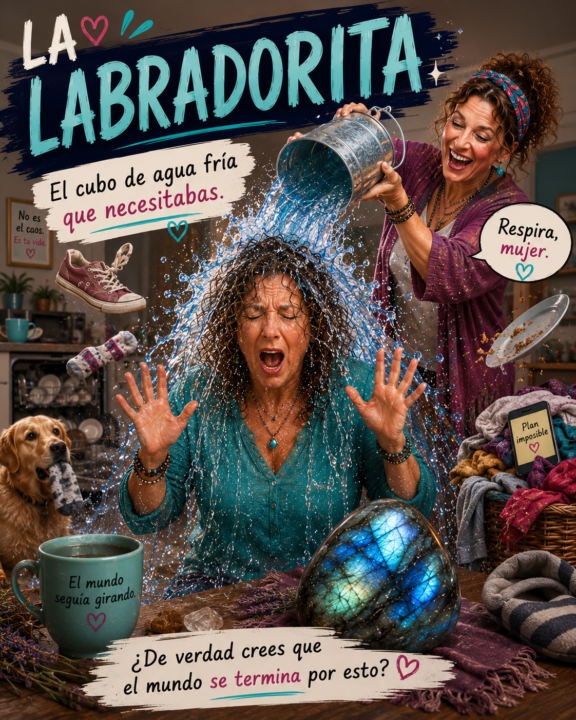 La labradorita y el cubo de agua fría 😂