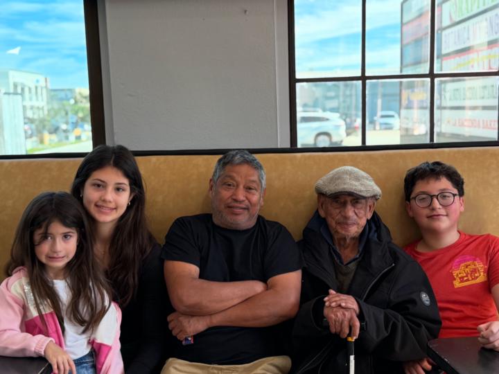 4 generations , 1 table 