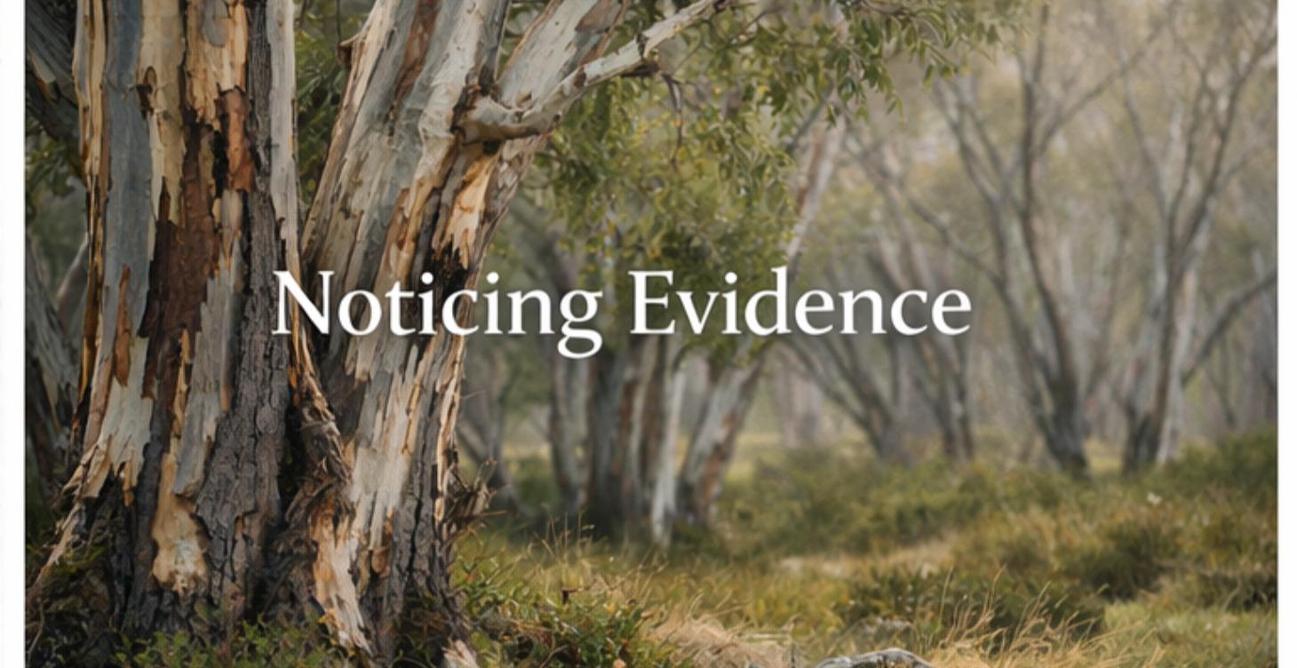 Noticing Evidence