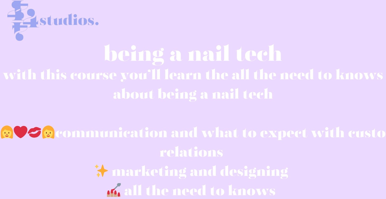 BEING A NAIL TECH