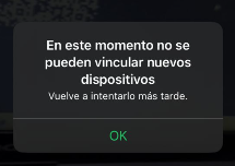 Error en Evolutión API