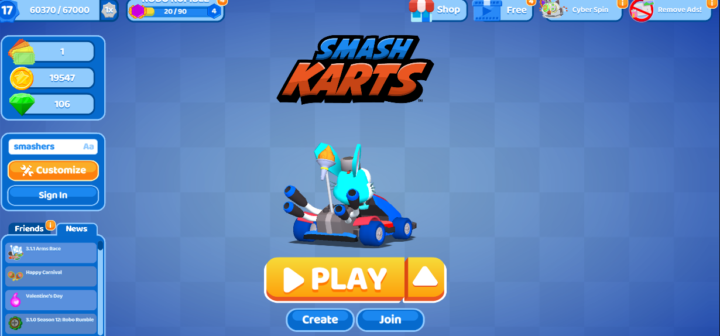 i am so good at smash karts