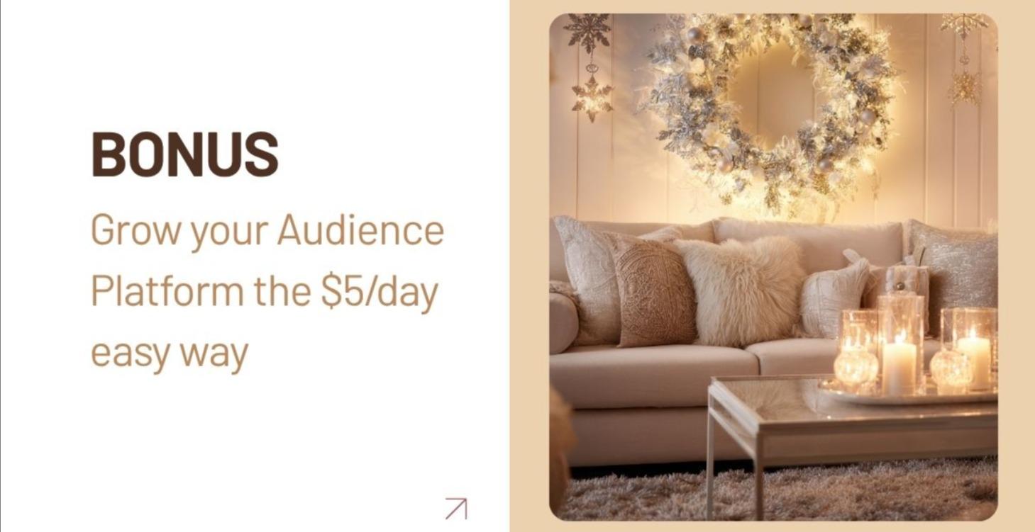 $5/day Grow your Audience