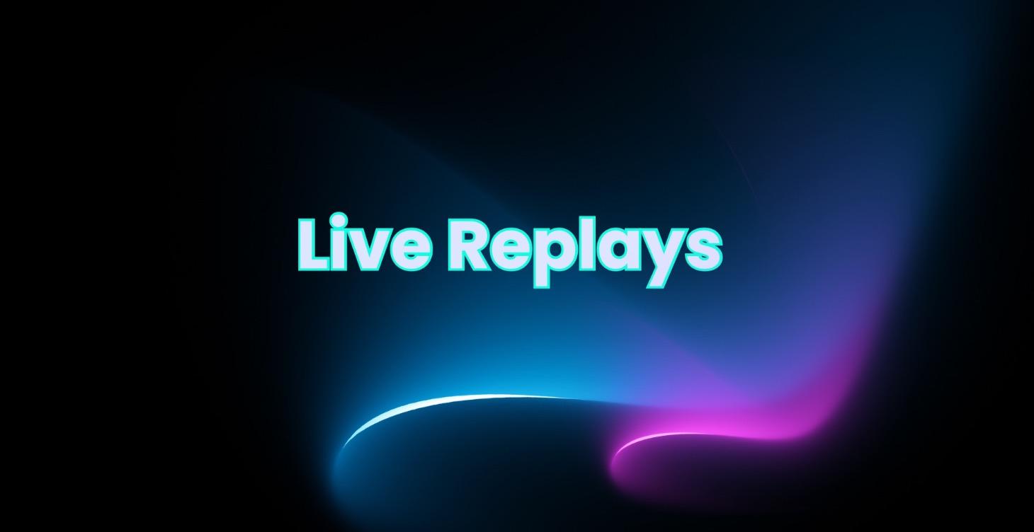 Live Mentorship Replays