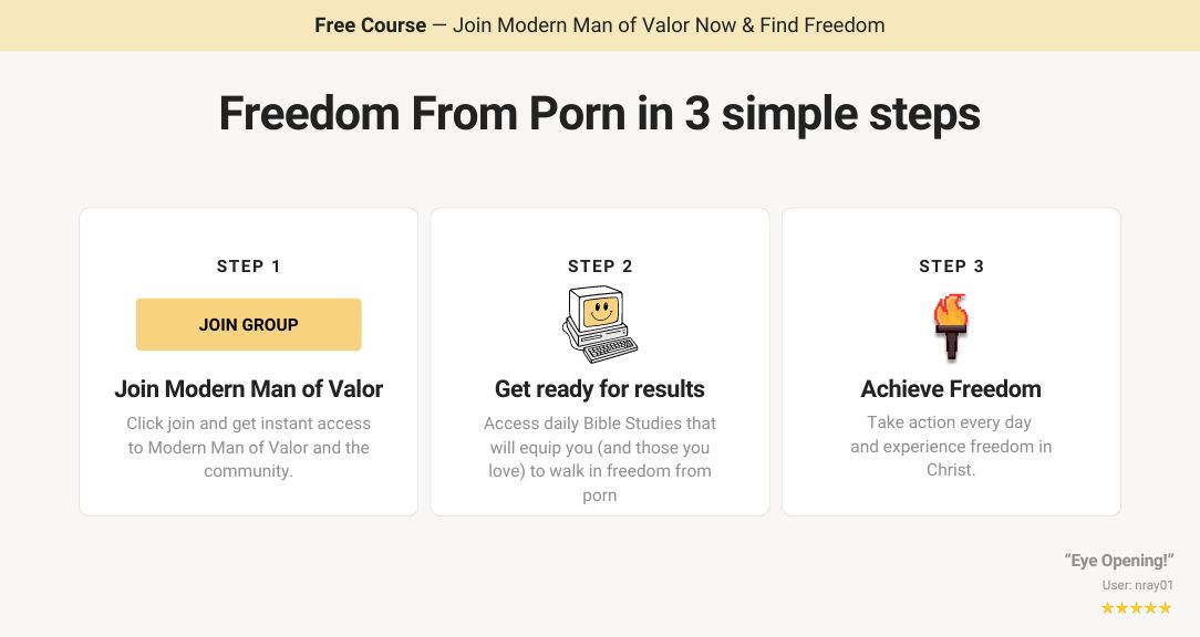 Modern Man of Valor (Free)
