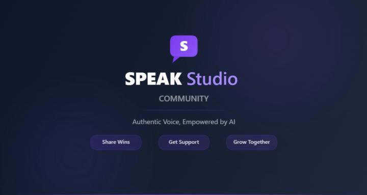 SPEAK Studio Community