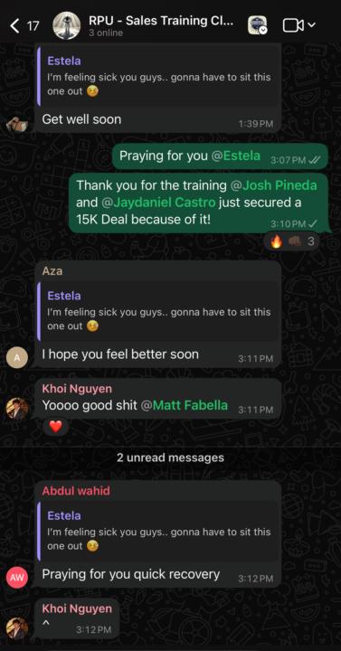 Why I love my RPU Sales Community