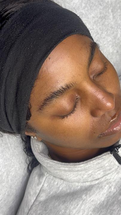 Before and After Brow Lamination!