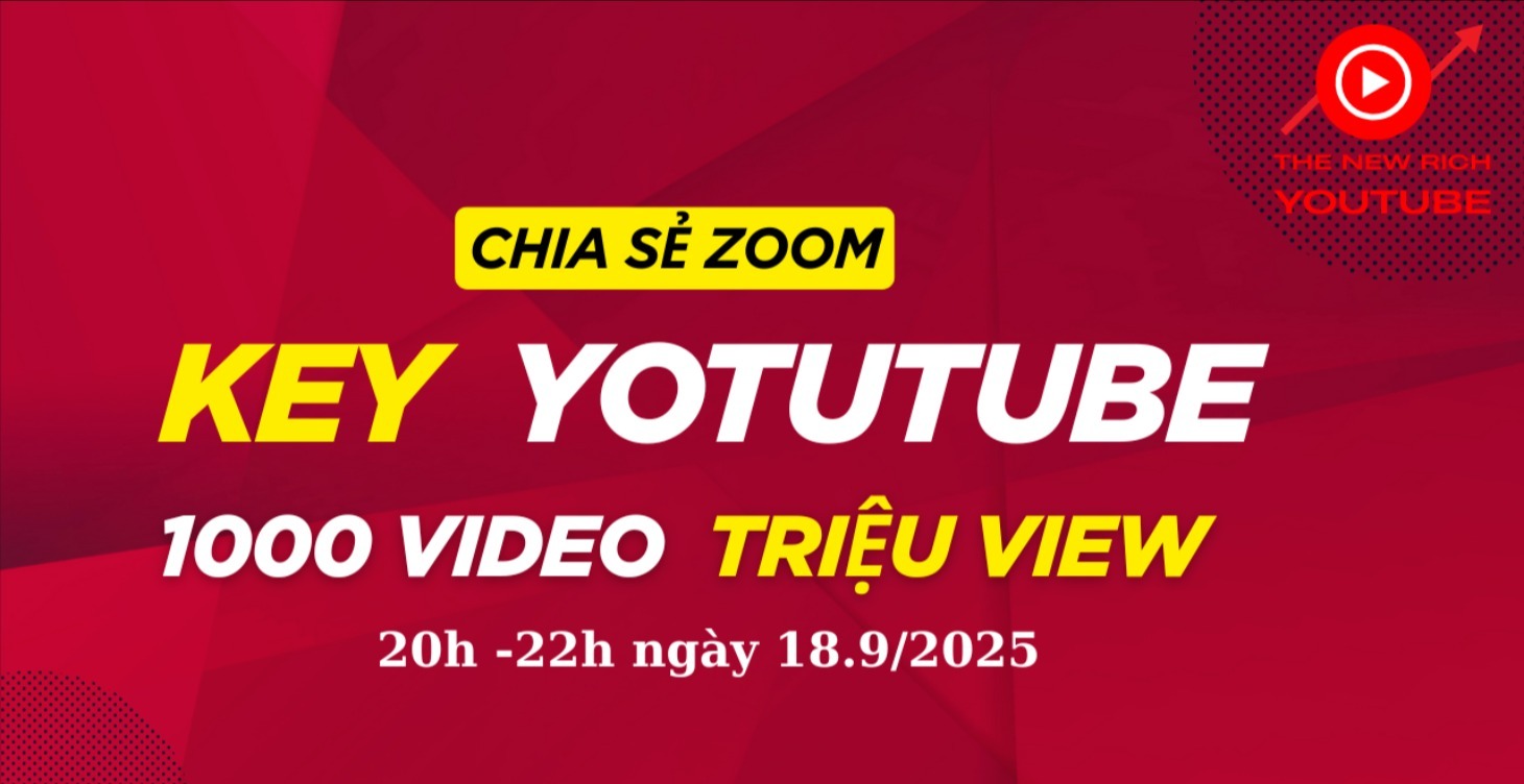 KEY VIDEO YOUTUBE VÀ 1000 video triệu view