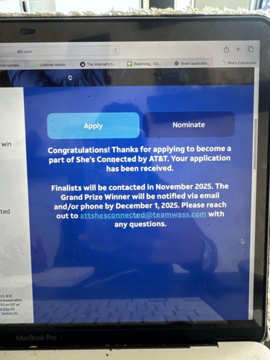 APPLY to at least 10 grants a month! 