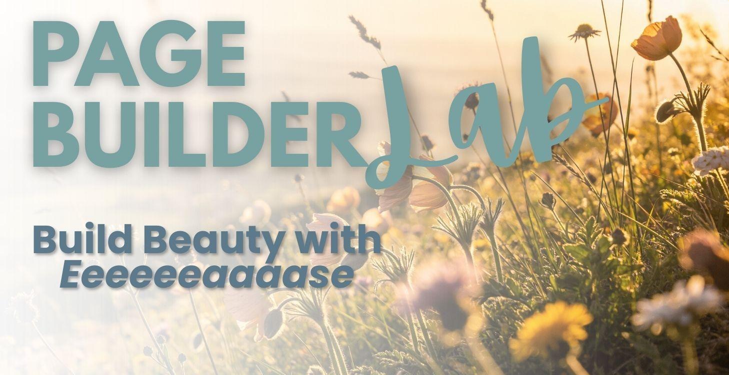 PAGE BUILDER LAB