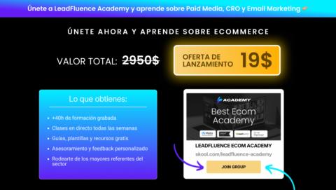 LEADFLUENCE ECOM ACADEMY gallery image