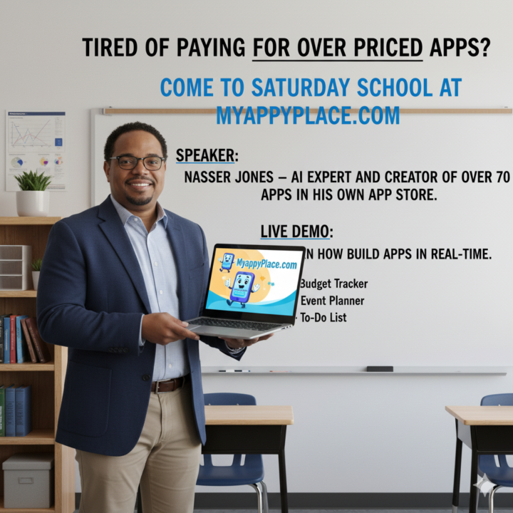 Free Saturday School for App Building!