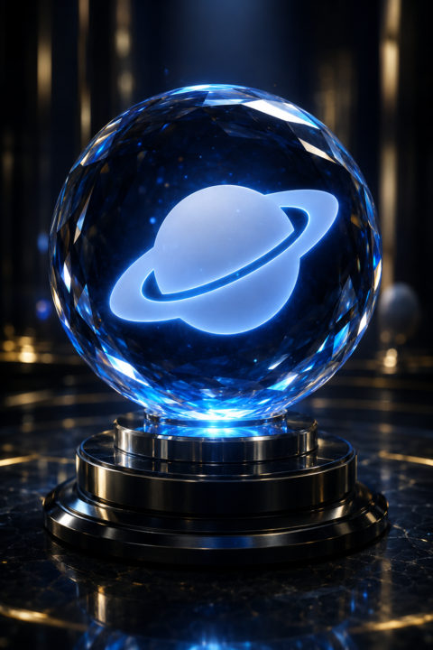 Epic Crystal Sphere Logo Transformation Prompt