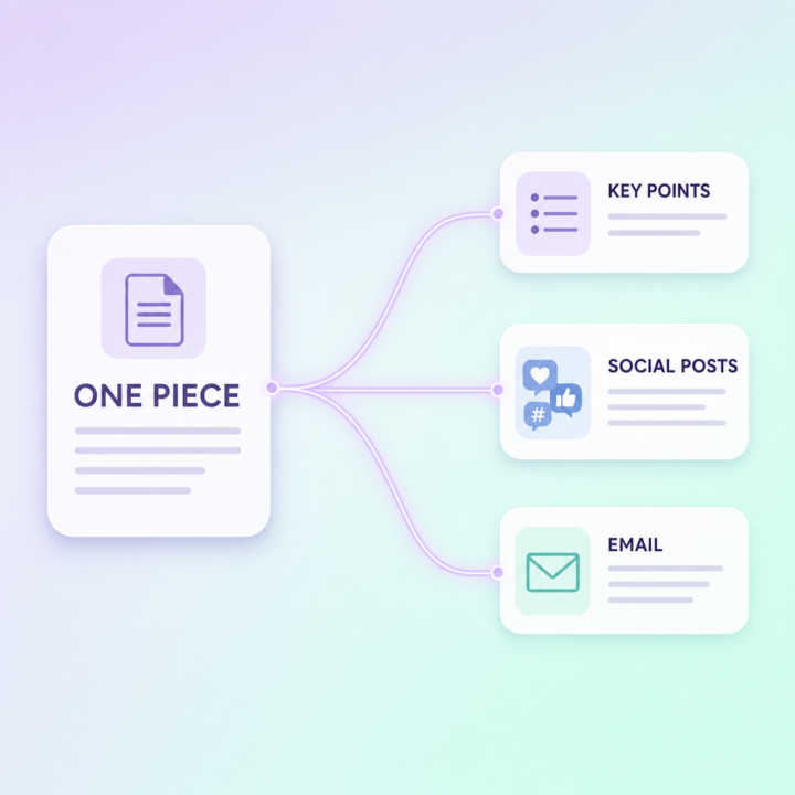 How to turn one piece of content into a week's worth with ChatGPT