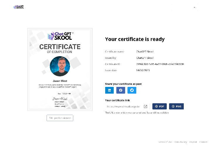 🔥 Exciting News! ChatGPT Skool Students - Get Certified 🔥