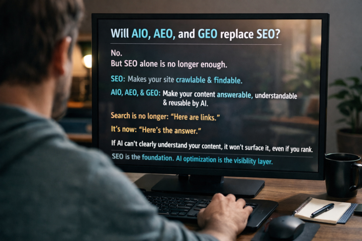 Will AIO, AEO, and GEO replace SEO?
