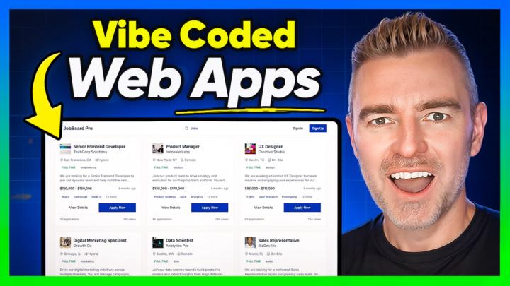 Watch Me Build a Full Job Board App With No Coding
