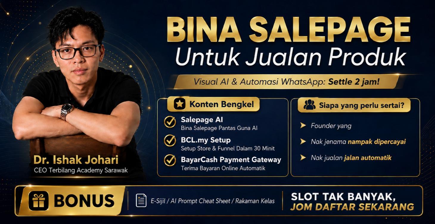 Bengkel Bina Salepage Usahawan Mikro