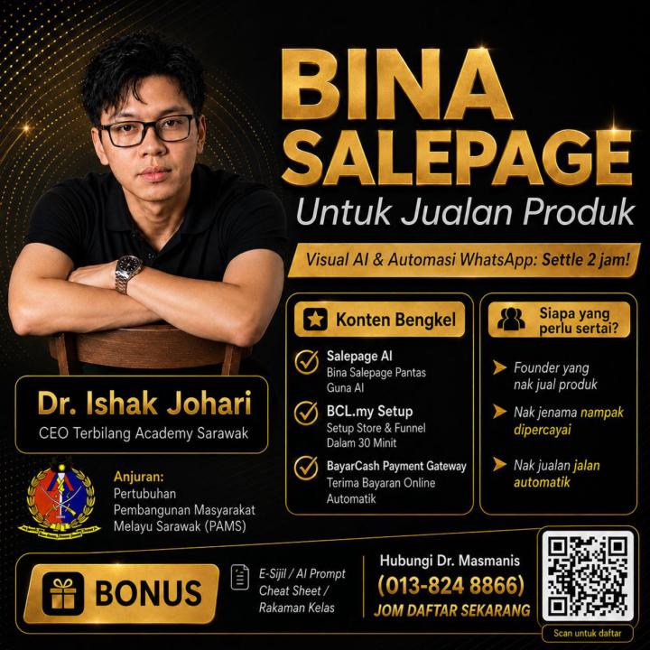 Bengkel Salepage AI Semalam