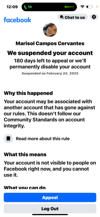3rd time getting my account suspended
