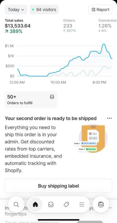 The sales have been absolutely crazy